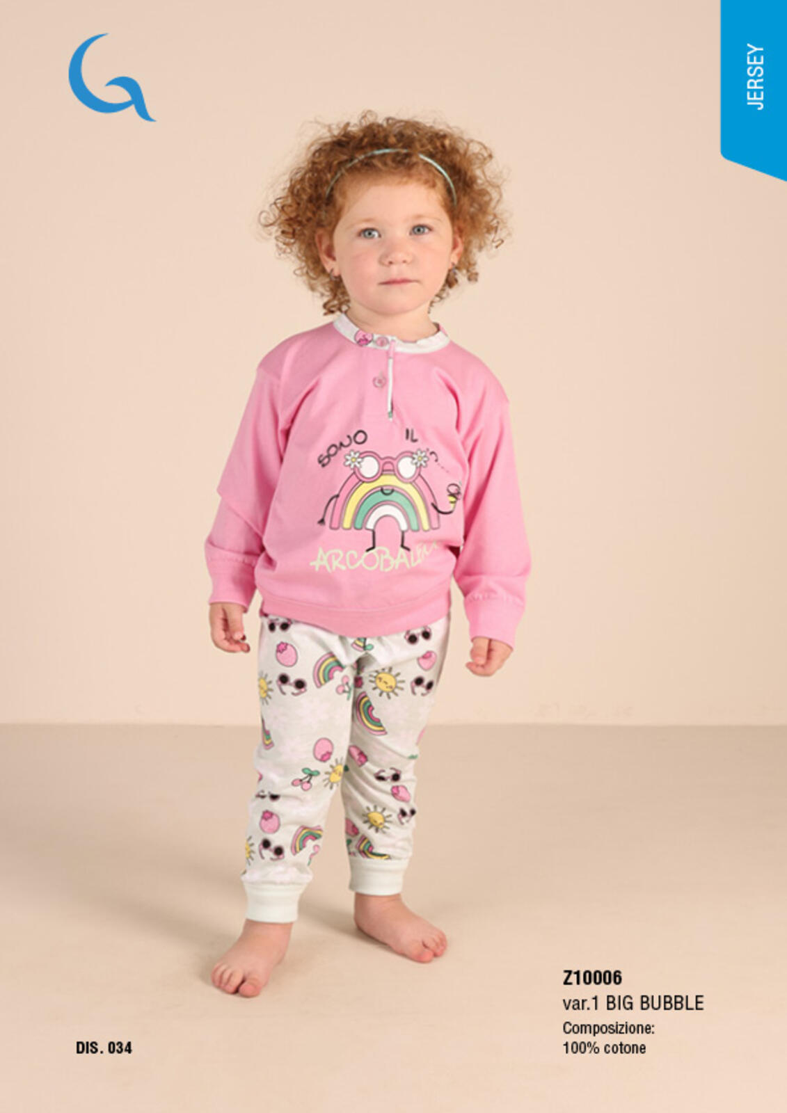 PIGIAMA NEONATA M/L Z10006 Tellini S.r.l. Wholesale Clothing